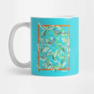 wild boho style birds ecopop Mug